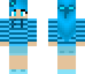 blue girl