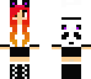rainbow panda girl
