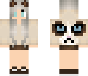 grumpy  cat girl