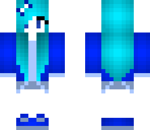 blue girl