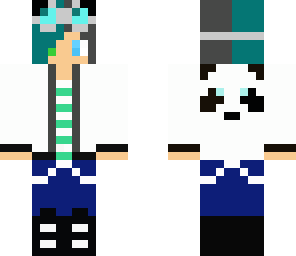 teal panda boy