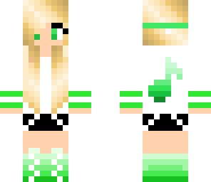green music girl