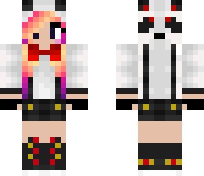 geeky sunset panda girl