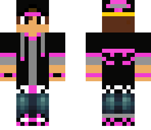 kid with pink stuff xd