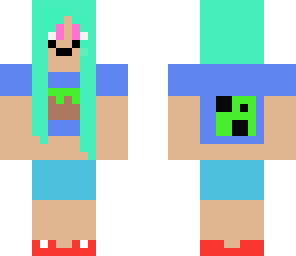 cool minecraft girl