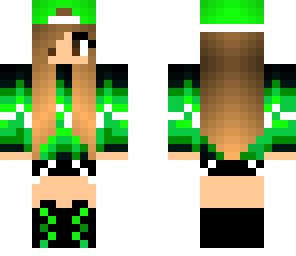 edited electric lightning girl