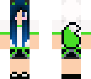 neon wolf girl