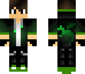 freeformrasta's skin --- dark green gamer boy