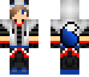red and blue fox boy