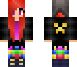 red hair chica gamer