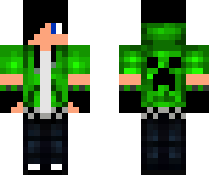 green creeper hoodie