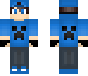 blue creeper hoodie
