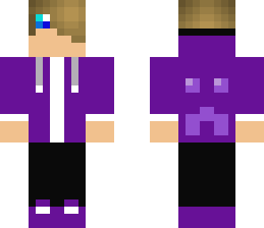 purple creeper hoodie teen