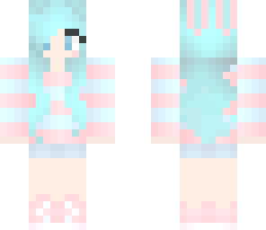 candy bunny pastel girl