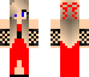 red prom dress