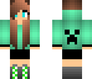 edit of creeper chibi
