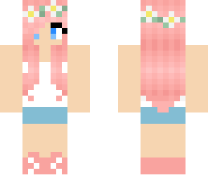 pink flower girl