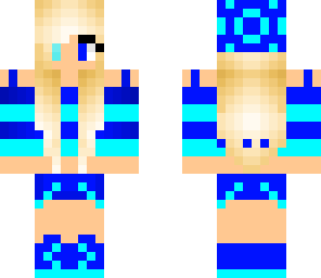 blue girl