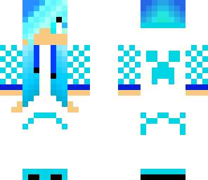 blue girl