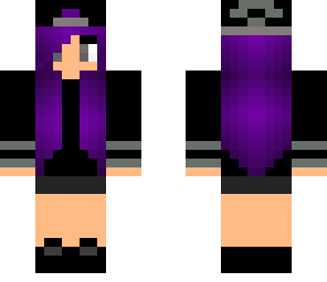 purple haired tomboy edited