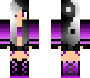 magenta yingyang girl