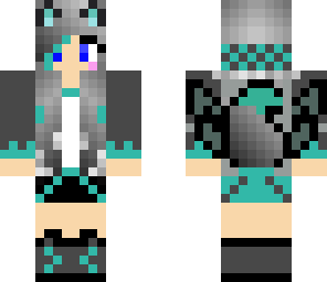 winged water wolf girl