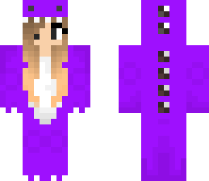 purple dino girl