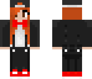girl in tux