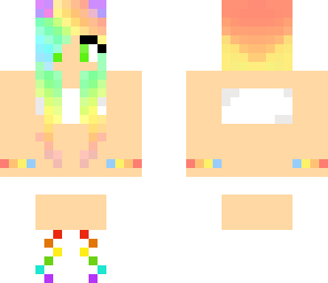 rainbow girl