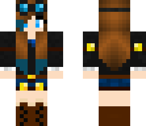 dantdm bue hair girl