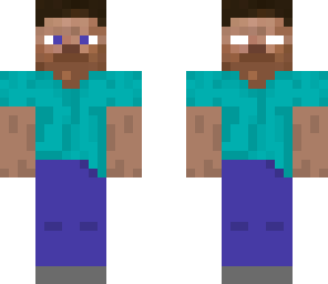 half herobrine half steve