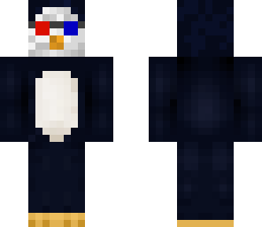 penguin with 3d glasses