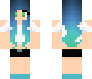 blue hair girl