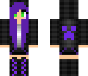 purple creeper girl