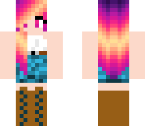 blue dress sunset girl