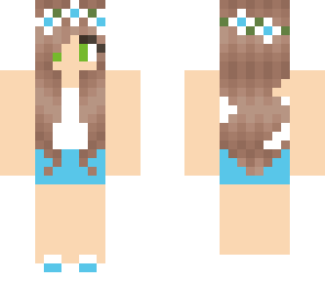 blue summer girl