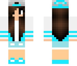 cool blue girl