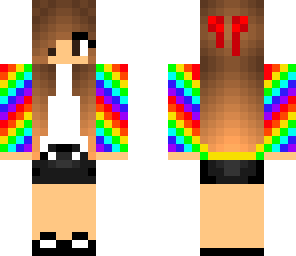 rainbow girl