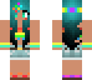 rainbow girl