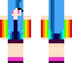 rainbow girl