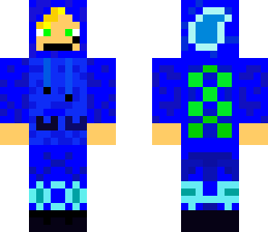 blue hoodie