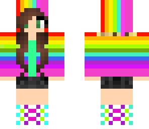 amazing rainbow girl