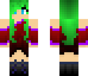 green hair