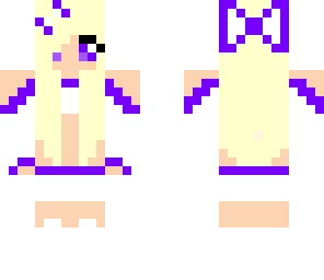 purple bow girl