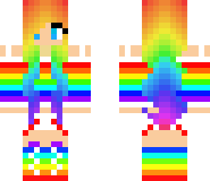 rainbow girl