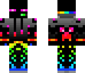 colorful gamer enderman