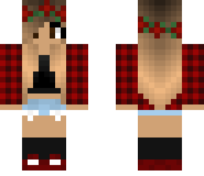 plaid flower child