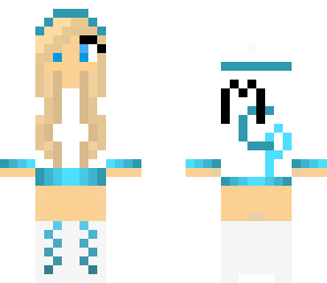 aqua hoodie girl