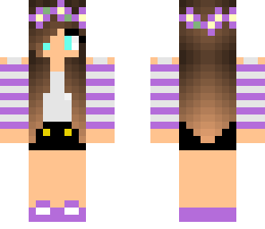 pretty purple girl