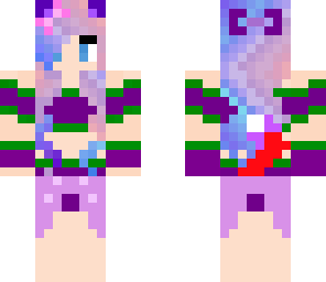cute cotton candy bikini girl edit